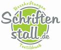 Schriftenstall,Beschriftungen u. Textildruck