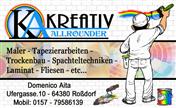 Logo von Maler-Kreativ Allrounder