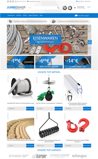 Webseite Jumbo-Shop